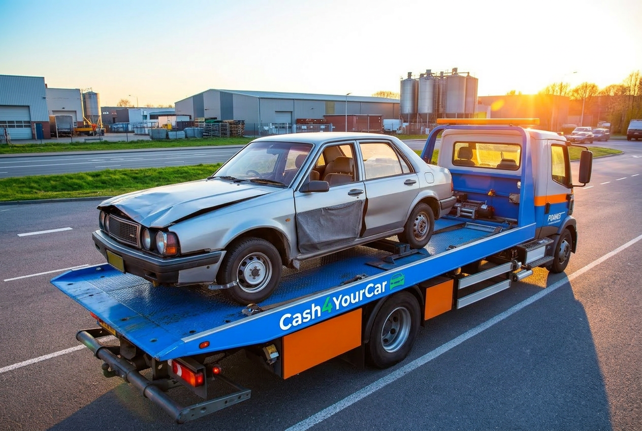 Altfahrzeug wird kostenlos abgeholt – Cash4YourCar Abschleppdienst